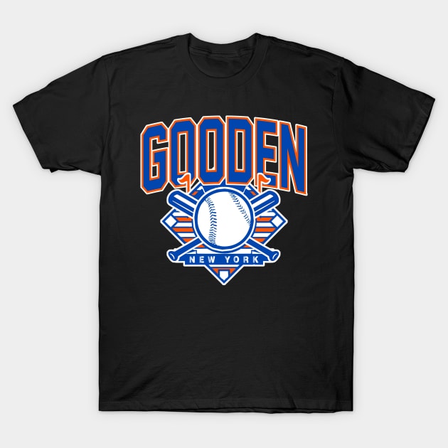 Vintage New York Baseball Gooden T-Shirt by funandgames